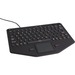 Gamber-Johnson iKey Compact Mobile Keyboard with Touchpad - Cable Connectivity - USB Interface - English (US) - TouchPad