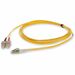 AddOn 3m LC (Male) to SC (Male) Yellow OM2 Duplex Fiber OFNR (Riser-Rated) Patch Cable - 9.84 ft Fiber Optic Network Cable for Transceiver, Network Device - First End: 2 x LC Network - Male - Second End: 2 x SC Network - Male - Patch Cable - Riser, OFNR -