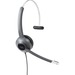 Cisco 521 Headset - Mono - Mini-phone (3.5mm) - Wired - 90 Ohm - 50 Hz - 18 kHz - Over-the-head - Monaural - Supra-aural - Uni-directional, Electret, Condenser Microphone