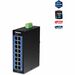 TRENDnet 16-Port Industrial Gigabit L2 Managed DIN-Rail Switch, Layer 2 Switch, 16 x Gigabit Ports, 32Gbps Switching Capacity, Extreme Temperature Gigabit Switch, Lifetime Protection, Black, TI-G160i - 16-Port Industrial Gigabit L2 Managed DIN-Rail Switch