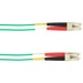 Black Box Colored Fiber OM1 62.5/125 Multimode Fiber Optic Patch Cable - OFNR PVC - 13.12 ft Fiber Optic Network Cable for Network Device - 1 Gbit/s - Patch Cable - OFNR - Green