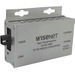 Wisenet TMC-F Transceiver/Media Converter - 1 x Network (RJ-45) - 1 x ST Ports - DuplexST Port - Multi-mode - Fast Ethernet - 10/100Base-TX, 100Base-FX - 1.86 Mile - Power Supply - Rack-mountable, Wall Mountable, Standalone