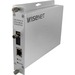 Wisenet TMC-F Transceiver/Media Converter - 1 x Network (RJ-45) - 1 x ST Ports - DuplexST Port - Multi-mode - Fast Ethernet - 10/100Base-TX, 100Base-FX - 1.86 Mile - Power Supply - Rack-mountable, Wall Mountable, Standalone