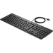HP Engage Standard Retail Keyboard - Cable Connectivity - USB Type A Interface - Point of Sale (POS) - Black