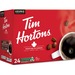Tim Hortons K-Cup Dark Roast Coffee - Dark - 24 / Box