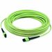 AddOn 2m MPO-16 (Female) to MPO-16 (Female) 12-Strand Lime Green OM5 Crossover Fiber OFNR (Riser-Rated) Patch Cable - 100% compatible and guaranteed to work