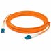 AddOn 1km LC (Male) to LC (Male) Orange OMF Duplex Fiber OFNR (Riser-Rated) Patch Cable - 100% compatible and guaranteed to work