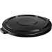 Rubbermaid Commercial Brute 44-gallon Container Lid - Plastic - 4 / Carton - Black