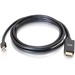 C2G 10ft Mini DisplayPort to HDMI Cable - Mini DP to HDMI Adapter - DisplayPort 1.2a HDMI 1.4b - 4K 30Hz - M/M - 10 ft HDMI/Mini DisplayPort A/V Cable for Notebook, HDTV, Projector, Audio/Video Device - First End: Mini DisplayPort 1.2a Digital Audio/Video