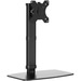 Tripp Lite Single-Display Monitor Stand Height Adjustable 17-27in Monitors - Up to 27" Screen Support - 13.23 lb Load Capacity - 21.3" Height x 12.6" Width x 7.9" Depth - Desktop, Tabletop, Freestanding - Powder Coated - Steel - Black