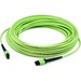 AddOn 10m MPO-16 (Female) to MPO-16 (Female) 12-Strand Lime Green OM5 Crossover Fiber OFNR (Riser-Rated) Patch Cable - 100% compatible and guaranteed to work