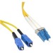 Quiktron Value Series Single-Mode LC-SC Duplex Fiber Cable - 59.06 ft Fiber Optic Network Cable for Network Device - First End: 2 x LC Network - Male - Second End: 2 x SC Network - Male - Patch Cable - 9 µm - Yellow