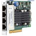 HPE Ethernet 10Gb 4-port SFP+ QL41134HLCU Adapter - PCI Express 3.0 x8 - 4 Port(s) - Optical Fiber - 10GBase-X - Plug-in Card