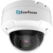 EverFocus EHN2550 2 Megapixel Outdoor HD Network Camera - Monochrome, Color - Dome - 131.23 ft - H.264, H.265 - 2592 x 1944 - 2.80 mm- 12 mm - 4.3x Optical - CMOS