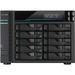 ASUSTOR Lockerstor 10 AS6510T SAN/NAS Storage System - Intel Atom C3538 Quad-core (4 Core) 2.10 GHz - 10 x HDD Supported - 10 x SSD Supported - 8 GB RAM DDR4 SDRAM - Serial ATA/600 Controller - RAID Supported 0, 1, 5, 6, 10, JBOD - 10 x Total Bays - 10 x 