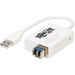 Tripp Lite USB Ethernet NIC Adapter USB 2.0 10/100Mbps 100Base-FX LC SMF - USB 2.0 Type A - 1 Port(s) - Optical Fiber
