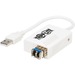 Tripp Lite USB Ethernet NIC Adapter USB 2.0 10/100Mbps 100Base-FX LC MMF - USB 2.0 Type A - 1 Port(s) - Optical Fiber