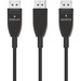 4XEM 10M 33FT Active Optical Fiber 1.4 DisplayPort Cable - 32.81 ft Fiber Optic A/V Cable for Audio/Video Device, Home Theater System, Digital Signage Player - First End: 1 x DisplayPort 1.4 Digital Audio/Video - Second End: 1 x DisplayPort 1.4 Digital Au