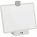 Tripp Lite Magnetic Dry-Erase Whiteboard with Stand & 3 Markers White Frame - 11.5" (1 ft) Width x 8.5" (0.7 ft) Height - White Surface - White, Gray Frame - Rectangle - Horizontal/Vertical - Desktop, Mount