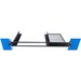 Innovation Adjustable Switch Shelf - For Switch - 1U Rack Height x 11.40" Rack Width x 7.90" Rack Depth - Rack-mountable - Black Powder Coat - Steel - 10 lb Maximum Weight Capacity - TAA Compliant
