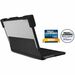 MAXCases Extreme Shell-S for Lenovo 500e Chromebook Yoga 11" (Black) - For Lenovo Chromebook - Textured - Black, Clear - Anti-slip, Drop Resistant, Scratch Resistant, Impact Resistant, Damage Resistant, Ding Resistant, Bump Resistant - Polycarbonate, Ther