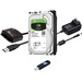 Fantom Drives 8TB Hard Drive Upgrade Kit with Seagate Barracuda ST8000DM004 (3.5"), Fantom Drives USB 3. 0 to SATA Cable Converter, 12V Power Supply, and Fantom Drives Cloning Software Inside USB Flash Drive - 1 Year Warranty - (HDD8000PC-KIT) - 8TB Hard 