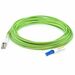 AddOn 20m LC (Male) to CS (Male) Straight Lime Green OM5 Duplex Fiber OFNR (Riser-Rated) Patch Cable - 65.62 ft Fiber Optic Network Cable for Network Device - First End: 2 x CS Male Network - Second End: 2 x LC Male Network - Patch Cable - Lime Green - 1 