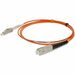 AddOn Fiber Optic Simplex Patch Network Cable - 3.28 ft Fiber Optic Network Cable for Network Device - First End: 1 x LC Network - Male - Second End: 1 x SC Network - Male - 100 Mbit/s - Patch Cable - OFNR, Riser - 62.5/125 µm - Orange - 1.0