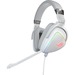 Asus ROG Delta White Edition Headset - Stereo - USB Type C - Wired - 32 Ohm - 20 Hz - 40 kHz - Over-the-head - Binaural - Circumaural - 4.92 ft Cable - Uni-directional Microphone - White