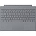Microsoft- IMSourcing Signature Type Cover Keyboard/Cover Case Tablet - Platinum - Stain Resistant, Damage Resistant - Alcantara Body - 0.2" Height x 11.6" Width x 8.5" Depth