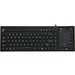 DSI WATERPROOF IP68 KEYBOARD WITH TRACK PAD/NUMBER PAD LED BACKLIT - Cable Connectivity - USB Interface - 88 Key - TouchPad - Windows - Black