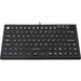 DSI WATERPROOF IP68 SILICONE COMPACT KEYBOARD W/ MOUSE POINTER, BACKLIT - Cable Connectivity - USB Interface - 89 Key - Windows - Industrial Silicon Rubber Keyswitch - Black