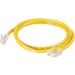 Quiktron 14Ft Value Series Cat.6 Non-Booted Patch Cord - Yellow - 14 ft Category 6 Network Cable for Network Device - First End: 1 x RJ-45 Network - Male - Second End: 1 x RJ-45 Network - Male - Patch Cable - 24 AWG - Yellow