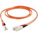 Quiktron Value Series 62.5/125 Multimode LC-SC Duplex Fiber Cable - 32.81 ft Fiber Optic Network Cable for Network Device - First End: 2 x LC Network - Male - Second End: 2 x SC Network - Male - Patch Cable - 62.5/125 µm - Orange