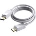 Vision DisplayPort Audio/Video Cable - 9.84 ft DisplayPort A/V Cable for Audio/Video Device - First End: DisplayPort Digital Audio/Video - Male - Second End: DisplayPort Digital Audio/Video - Male - White