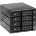iStarUSA BPN-DE340P Drive Enclosure for 5.25" 12Gb/s SAS, SATA/600 Internal - Black - Hot Swappable Bays - 4 x HDD Supported - 14 TB Total HDD Capacity Supported - 4 x Total Bay - 4 x 3.5" Bay - Aluminum