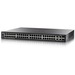 Cisco SG350-52P 52-Port Gigabit PoE Managed Switch - 52 Ports - Manageable - Gigabit Ethernet - 1000Base-T - Refurbished - 3 Layer Supported - 61.80 W Power Consumption - Twisted Pair - PoE Ports - Desktop, Rack-mountable - Lifetime Limited Warranty