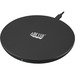 Adesso 10W Max Qi-Certified Disc-Style Wireless Charger - 5 V DC, 9 V DC Input - Input connectors: USB - Overcharge Protection, LED Indicator, Slip Resistant