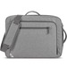 Solo Hybrid Carrying Case (Backpack/Briefcase) for 15.6" Notebook - Gray - Bump Resistant, Damage Resistant - Shoulder Strap, Luggage Strap, Handle - 12" Height x 17" Width x 4" Depth - 1 Each