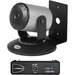 Vaddio WideSHOT Video Conferencing Camera - 2.1 Megapixel - 60 fps - Silver, Black - 2.4 Megapixel Interpolated - 1920 x 1080 Video - CMOS Sensor - Fixed Focus - 3x Digital Zoom
