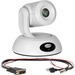 Vaddio RoboSHOT Elite Video Conferencing Camera - 8.5 Megapixel - 60 fps - White - 8.6 Megapixel Interpolated - 1920 x 1080 Video - Exmor R CMOS Sensor - Auto/Manual - Network (RJ-45)