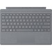 Microsoft- IMSourcing Signature Type Cover Keyboard/Cover Case Microsoft Surface Pro 3, Surface Pro 4, Surface Pro 6, Surface Pro, Surface Pro 7 Tablet - Platinum - Spill Resistant, Stain Resistant - Alcantara Body - 8.5" Height x 11.6" Width x 0.2" Depth
