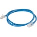 Quiktron 1ft Value Series Cat6 Non-Booted Patch Cord - Blue - 1 ft Category 6 Network Cable for Network Device - First End: 1 x RJ-45 Network - Male - Second End: 1 x RJ-45 Network - Male - Patch Cable - 24 AWG - Blue