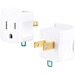 CyberPower GT1W2PK Multipack - (2) 3-Prong to 2-Prong Adapters, White, Limited Lifetime Warranty