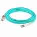 AddOn 75m LC (Male) to SC (Male) Straight Aqua OM4 Duplex LSZH Fiber Patch Cable - 246.06 ft Fiber Optic Network Cable for Network Device - First End: 2 x LC Network - Male - Second End: 2 x SC Network - Male - Patch Cable - LSZH - 50/125 µm - Aqua 