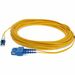 AddOn 17m LC (Male) to SC (Male) Straight Yellow OS2 Duplex Fiber OFNR (Riser-Rated) Patch Cable - 55.77 ft Fiber Optic Network Cable for Network Device - First End: 2 x LC Male Network - Second End: 2 x SC Male Network - Patch Cable - 9/125 µm - Ye