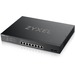 ZYXEL XS1930-10 Ethernet Switch - 8 Ports - 2 Layer Supported - Modular - Optical Fiber, Twisted Pair - Lifetime Limited Warranty