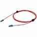 AddOn 2m LC (Male) to LC (Male) Red OS2 Simplex Fiber OFNR (Riser-Rated) Patch Cable - 6.56 ft Fiber Optic Network Cable for Network Device - First End: 1 x LC Network - Male - Second End: 1 x LC Network - Male - Patch Cable - OFNR, Riser - Red - 1