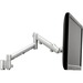 Atdec full motion dynamic monitor arm wall mount - Flat and Curved up to 32in - VESA 75x75, 100x100 - Quick display release - Tool-free adjustable monitor height, tilt, pan - Visual spring tension gauge - Advanced cable management - All mounting hardware 