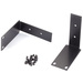 Black Box Rack Mount for KVM Switch - Black - TAA Compliant - Metal